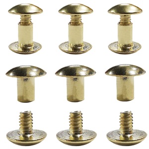 Rivets en laiton Jin Ming, diamètre de la tête 5/16 po, avec rondelle, pour jeans, style classique - Product Image 1