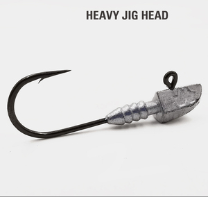 Bullet heavy hook leaded saltwater soft lure jig head fishing