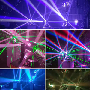Projecteur LED RGBW professionnel pour scène de boîte de nuit, faisceau mobile pour DJ, éclairage stroboscopique pour piste de danse - Product Image 6