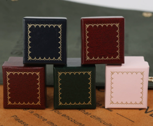 Custom Mini <b>Ring</b> <b>Box</b> Set with Velvet Lining Multiple Shape Jewelry Gift Packaging <b>Box</b> for Engagement <b>Ring</b> storage and gift store - Product Image 5