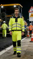Vêtements de travail haute visibilité, veste de travail réfléchissante TC, vêtements de travail de construction