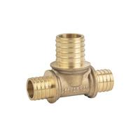 Robinet d'arrêt en laiton pour raccordement de tuyaux PEX, haute pression, durable, raccords de plomberie pour le contrôle de l'eau, taille personnalisée OEM