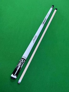 Taco de billar de madera de arce de 58 pulgadas con unión central, taco de dos piezas con punta de 13 mm para billar americano y snooker - Product Image 5