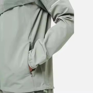 Completo Sportivo Personalizzato da <span class=keywords><strong>Uomo</strong></span>, <span class=keywords><strong>Tuta</strong></span> con Giacca con Zip, Antivento, Pantaloncini, Abbigliamento da Palestra per Esterni, <span class=keywords><strong>Tuta</strong></span> con Cappuccio - Product Image 4