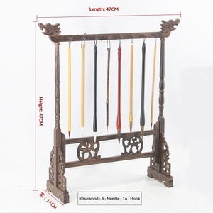 Support de stylo en plastique en forme d'aile de poulet chinoise en gros, 34x37x25, support amovible <span class=keywords><strong>pour</strong></span> pinceaux de calligraphie, rangement de bureau <span class=keywords><strong>pour</strong></span> papeterie - Product Image 3