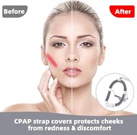Ensemble de harnais de sommeil CPAP en satin réutilisable de qualité supérieure avec housses de sangle pour masque série F30i, lavable, fournitures pour l'apnée du sommeil, service OEM