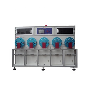 Máquina de Prueba de Flexión de Cables y Alambres para Motores, Estándar ASTM B470 JIS C3005, Probador de Durabilidad de Cables Independiente Multi-Estaciones - Product Image 4