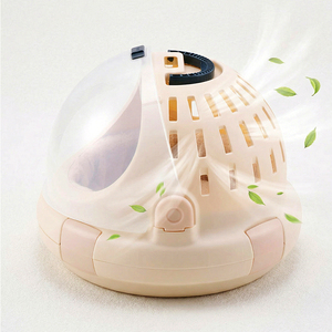 Lit <span class=keywords><strong>pour</strong></span> chat semi-fermé portable en forme de capsule spatiale avec conception thermique épaissie, abri d'hiver privé <span class=keywords><strong>pour</strong></span> chats à poils longs - Product Image 2