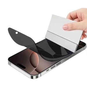 Top Manufacturer Grade AAA Waterproof Anti-Peeping Hydrogel Privacy <strong>Screen</strong> <strong>Protectors</strong> Film for iPhone 17 16 15 14 13 12 Pro Max - Product Image 1