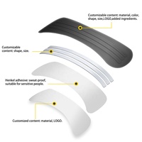 Bandes nasales anti-ronflement hypoallergéniques sans latex avec velcro pour le sommeil et le sport, favorisant la respiration nasale
