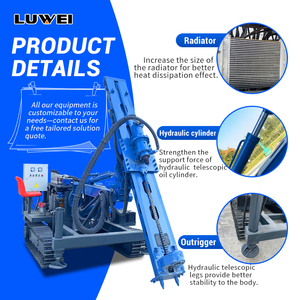 Kosten günstige Tunnel bohr anlage Preis technik für den Bau von Tunneln Crawler Drilling Rig of Tunnel - Product Image 3