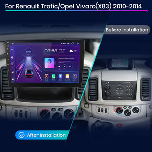 Junsun Autoradio Carplay Android Auto pour Renault <span class=keywords><strong>Trafic</strong></span> Nissan Primastar J4 Opel Vivaro X83 2010-2014 Lecteur DVD de voiture Unité principale - Product Image 2