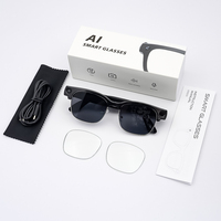 Lunettes Intelligentes SANVNET Business E09B 2026 avec Caméra 8MP, Lecture Musicale USB-C, Assistant Vocal IA, Enregistrement Vidéo POV