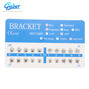 Brackets de <span class=keywords><strong>Ortodoncia</strong></span> de Acero Inoxidable Roth 018 y 022 para Limpieza Dental - Product Image 1