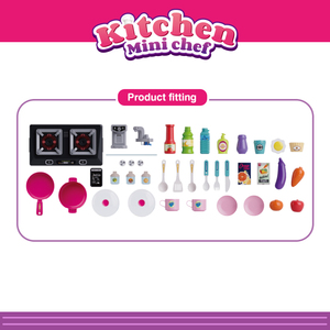 Juego <span class=keywords><strong>de</strong></span> Cocina <span class=keywords><strong>de</strong></span> <span class=keywords><strong>Juguete</strong></span> para <span class=keywords><strong>Niñas</strong></span>, Cocina Eléctrica <span class=keywords><strong>de</strong></span> <span class=keywords><strong>Juguete</strong></span> para Niños con Función <span class=keywords><strong>de</strong></span> Luz y Sonido - Product Image 5