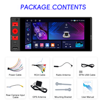 Estéreo para Auto Android Podofo de Un Solo DIN, Pantalla Incell de 6 Pulgadas, 4+64G, Carplay/Android Auto Inalámbrico, GPS/WIFI/FM/USB/BT/EQ, OEM de Fábrica