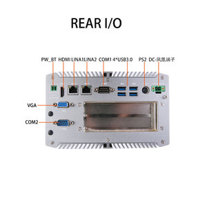 Computadora Industrial Sin Ventilador EVUC X86 I5 6300U, Computadoras Integradas de Amplio Rango de Temperatura, Memoria Integrada de 8GB/16GB Opcional - Product Image 2