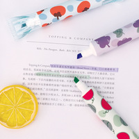 Stylo surligneur à Double tête en forme de Fruit mignon, pour bricolage, Graffiti, dessin artistique, marqueur, Stiopnery, 6 pièces/ensemble