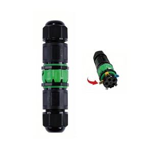 2 <span class=keywords><strong>P</strong></span> 3-poliger IP68-wasserdichter Stroma schluss Stecker Buchse 2-poliger schrauben loser Schnell anschluss für Solarmodule mit Garten verdrahtung - Product Image 2