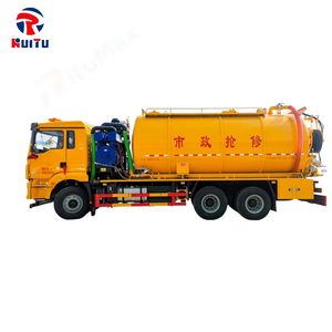 Autocisterna per vuoto Shacman 6x4 per smaltimento rifiuti industriali e veicolo per la raccolta di polveri municipali ad alta efficienza - Product Image 4