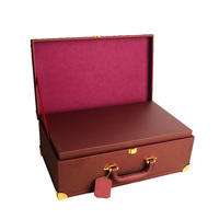 Boîte de rangement rigide pour bijoux en cuir PU haut de gamme, personnalisable avec logo/graphisme, pour boucles d'oreilles, bracelets, bagues