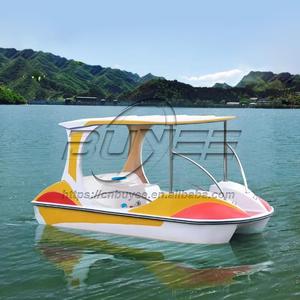 Bateau de loisirs en fibre de verre pour parc rivière lac mer 4 sièges <span class=keywords><strong>pédalo</strong></span> - Product Image 4