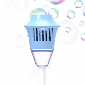 New automatic street <b>lamp</b> <b>bubble</b> blower, garden party festival supplies <b>lamp</b>, summer outdoor toy, electric <b>bubble</b> machine - Product Image 1