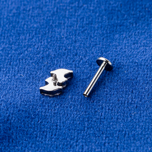 5A Zircon Stones chủ đề nội bộ Titan G23 lope ear piercing đồ trang sức giải phóng mặt bằng bán và Giảm giá trên hàng tồn kho - Product Image 6