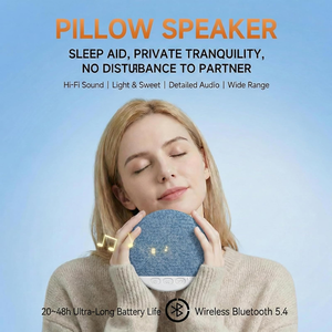 Altavoz para Debajo de la Almohada, Recargable, para Dormitorio, Sala de Estar, con Batería de 200 mAh, Altavoz de Cojín Portátil con Sonido HiFi y Temporizador - Product Image 2