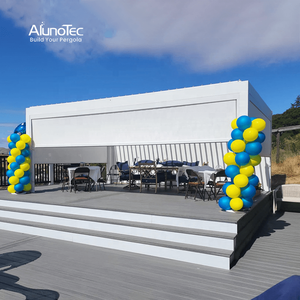 Pérgola Bioclimática Automática <span class=keywords><strong>4x4</strong></span> para Patio Trasero, Toldo para Patio Exterior, Impermeable, Gazebo para Jardín - Product Image 2