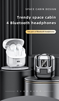 Auriculares TWS Dobles con Batería de Larga Duración, Dos Pares y Pantalla Digital DX16, Auriculares para Juegos