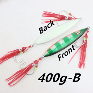 Esca Artificiale Metallica Luminosa OEM di Alta Qualità 400g, Jig per Calamari e Spigole, Ideale per la <span class=keywords><strong>Pesca</strong></span> in Fiume, Modello Minnow - Vendita Calda - Product Image 5