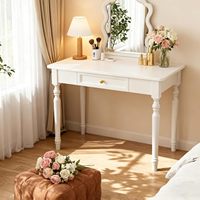 Bureau d'écriture pliable en bois massif moderne et durable avec tiroirs, mobilier classique pour la maison, le bureau, la chambre et l'étude, vente en gros