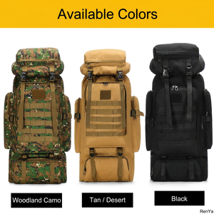 Mochilas Tácticas de 30L, Bolsas de Viaje para Hombre, Mochila de <span class=keywords><strong>Asalto</strong></span> 3P para Supervivencia al Aire Libre, Mochila EDC Molle, Mochila de Camuflaje para Senderismo, Trekking y Caza - Product Image 4