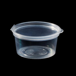 ถ้วยซอสพลาสติก PP แบบใช้แล้วทิ้ง ขนาด 2 ออนซ์, 4 ออนซ์, 8 ออนซ์ พร้อมฝาปิด ป้องกันการรั่วซึม และใช้กับไมโครเวฟได้ รับผลิตแบบ OEM/ODM บรรจุภัณฑ์อาหารพลาสติก - Product Image 1