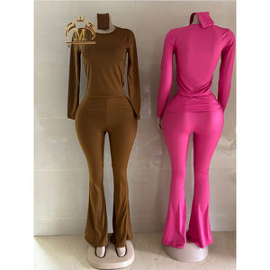 Yeni Trendy kadın bahar güz şapkalar + gömlek üst + alevlendi pantolon iki parçalı Set rahat Jogger seti 2 parça kadın giyim 2025 - Product Image 4