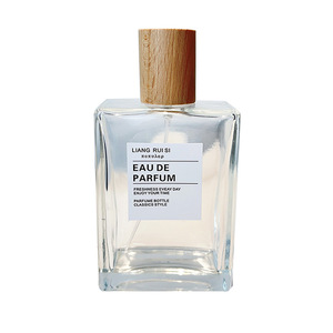 Luxury Glass <b>Perfume</b> Spray Bottle with Wooden Cap, Refillable Press <b>Atomizer</b>, High-End Cosmetic Sample Container, Large Capacity - Product Image 4