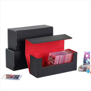 YY เคสเก็บบัตรแม่เหล็กพับสองชั้นหนัง PU พรีเมี่ยมความจุขนาดใหญ่สำหรับนักสะสม - Product Image 4