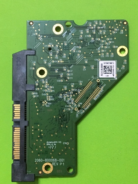 WD Digital desktop hard disk PCB 2060 800068 001 Rev P1 measured NEW