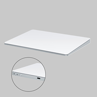 Souris optique rechargeable USB double mode avec pavé tactile en verre, design ergonomique, 4 boutons, sans fil, en stock