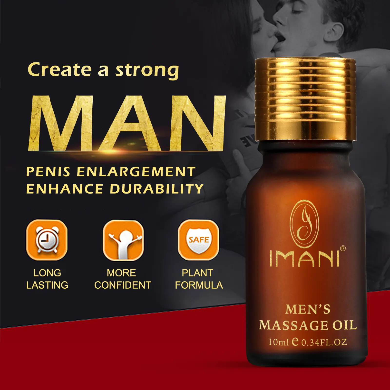 Имани, мужское сексуальное замедление, увеличительное масло, крем для мужчин, для повышения потенции, органическое эфирное масло, частная этикетка
