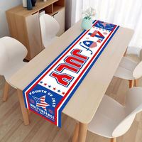 Logo Linen katun cetak sublimasi Digital kustom atau taplak meja Linen hijau pribadi Anda