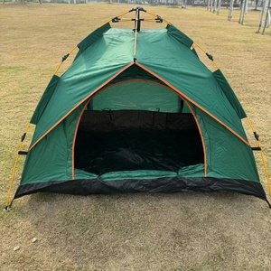 Tente de <span class=keywords><strong>Camping</strong></span> Portable Entièrement Automatique Style <span class=keywords><strong>Plage</strong></span> Faux Double Couche Pliage Rapide Ouverture Rapide Aucune Configuration Nécessaire pour l'Extérieur - Product Image 2