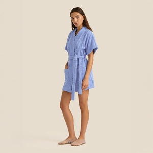 Su misura logo goffrato asciugamano Texture <span class=keywords><strong>Jacquard</strong></span> in cotone <span class=keywords><strong>accappatoio</strong></span> per il gioco da spiaggia all'aperto - Product Image 2