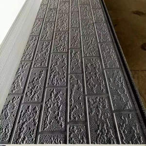 Panneaux sculptés en métal Smart-Ready Revêtement extérieur pré-câblé <span class=keywords><strong>Façade</strong></span> isolée en PU ignifuge de 16mm - Product Image 5