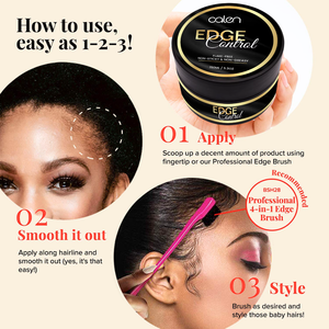 Kenar kontrolü için uzun ömürlü jel krem güçlü olmayan yağlı olmayan hiçbir beyaz döküm doğal formülü - Product Image 6