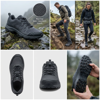 Bottes de randonnée basses personnalisées, imperméables, respirantes, en mesh, unisexes, avec semelle extérieure Vibram anti-vibrations et semelle intermédiaire EVA, chaussures de trekking