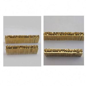 Custom Flexible Brass Letter Mold for DIY Hot Foil Stamping Coding Machines Metal Packaging Flexible Alphabets Numbers Symbols - Product Image 5