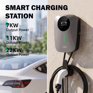 วอลล์บ็อกซ์ใหม่ 7kW 32A Type 2 สายยาว 5 เมตร หน้าจอ 4.3 นิ้ว รองรับการ์ดแบบ Swipe ควบคุมผ่านแอป Tuya มาตรฐาน IP65 วัสดุ ABS ป้องกันไฟลุก UL94V-0 - Product Image 1