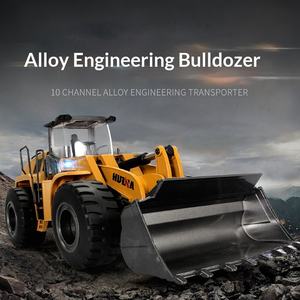 <span class=keywords><strong>Huina</strong></span> <span class=keywords><strong>583</strong></span> Bulldozer Électrique Chargeur Excavateur Véhicule d'Ingénierie Métallique Modèle Jouet pour Enfants Utilisation Intérieure Télécommande - Product Image 3